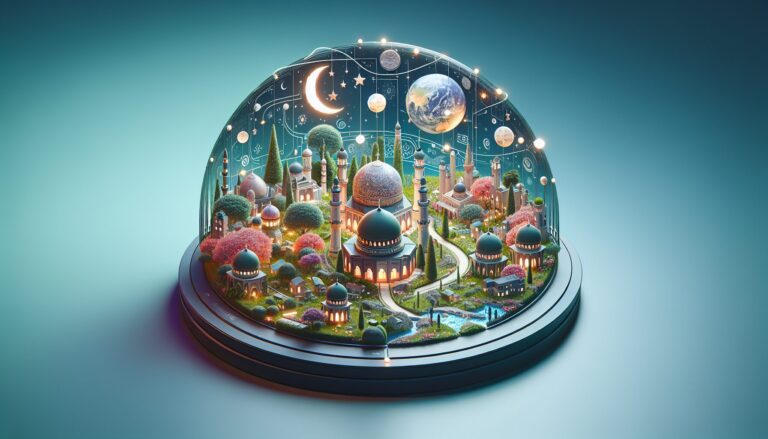 Muslim family browsing tablet to find meaningful Islamic names together at home