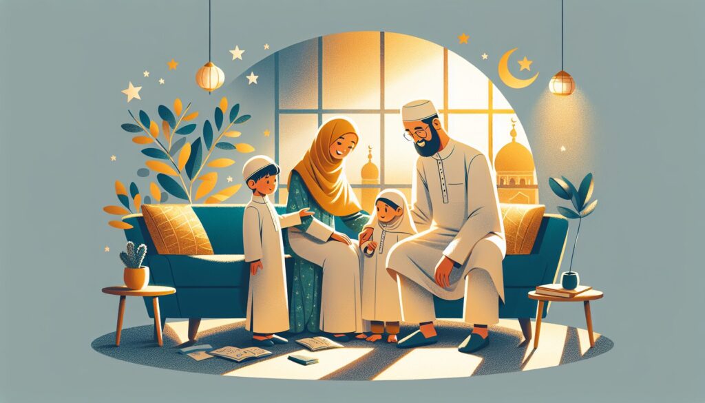 Muslim parents using Islamic baby names for identity while calling their children at home